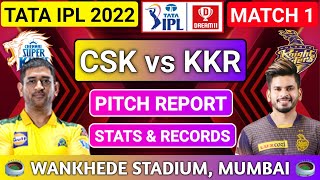 wankhede stadium pitch report, wankhede stadium mumbai pitch report, csk vs kkr pitch report