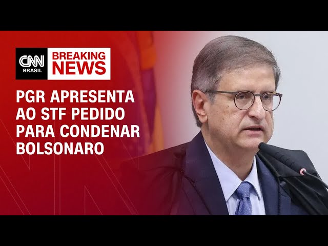 Paulo Gonet apresenta ao STF pedido para condenar Jair Bolsonaro | LIVE CNN