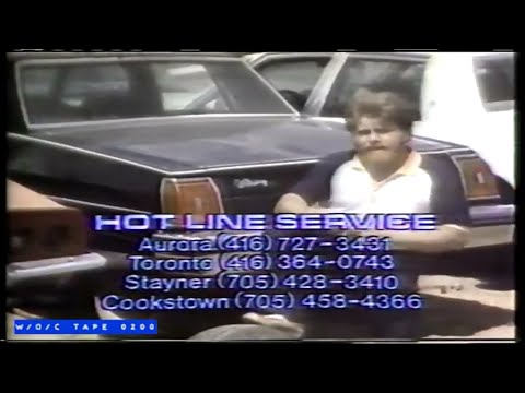 WOC Tape 0200 Local Commercials Compilation   1986