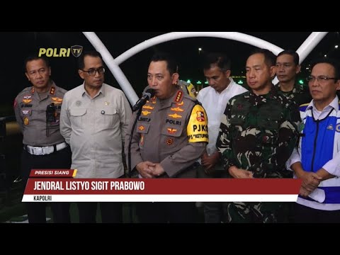 KAPOLRI PANTAU ARUS MUDIK DI KANTOR JASA MARGA