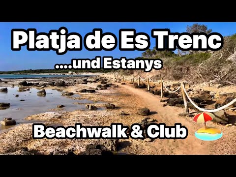 Es Trenc 💜 Beachwalk from Platja Estanys 🏖️ Colonia Sant Jordi 💜 Hotel Marques 🏨 Clear Sea 🌴