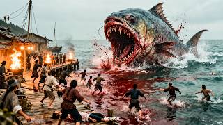 Download lagu 【Monster😈Movie】愚昧渔村拿活人献祭，惹来恐怖鱼怪破水而出，血腥复仇！#中国电影#悬疑 #movie #惊悚 #悬疑 #探险 #奇幻 #僵尸 #恐怖 #剧精彩 mp3