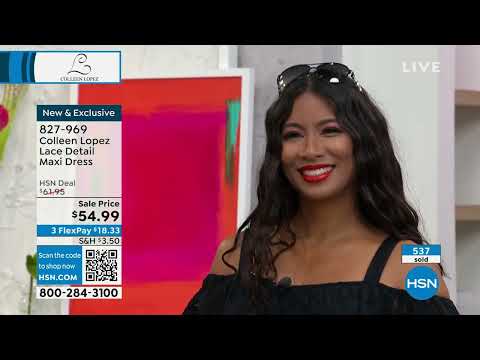 Colleen Lopez Lace Detail Maxi Dress