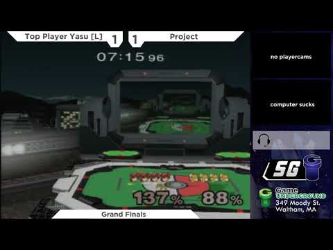 SG 21.1 SSBM - Yasu [L] (Marth) vs. Project (Fox) - Melee GF