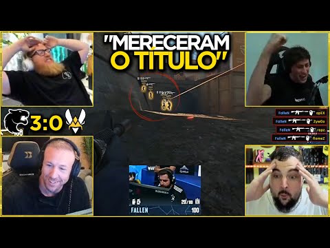 REAÇÕES DOS GRINGOS com A FURIA CAMPEÃ da IEM CHENGDU CONTRA A VITALITY! (LEGENDADO)