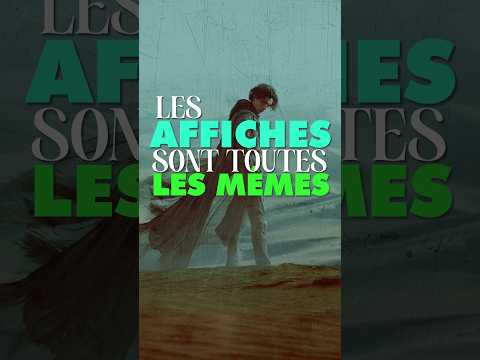 Les affiches de films sont TOUTES les mêmes !!