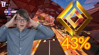 Fortnite Rocket Racing Gold 1 Gameplay ! Road Bronze to Unreal ! Ep 4