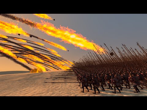 19.000 PIKEMEN vs CATAPULTS - Total War ATTILA