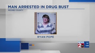 Man arrested after Moore County drug bust