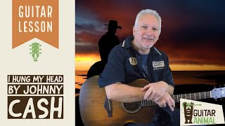 How to Play I Hung My Head by Johnny Cash - Guitar Lesson