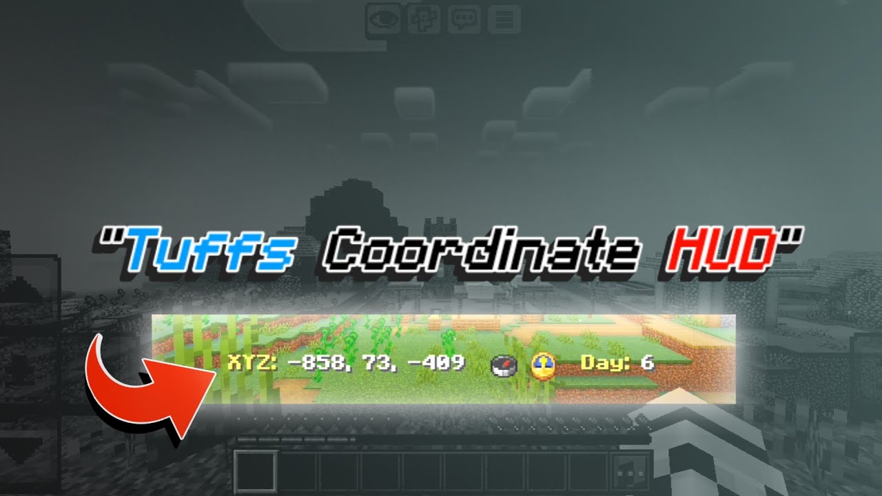 Tuffs Coordinate HUD Texturepack For Bedrock/Mcpe 1.21