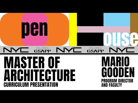 Fall 2025 Open House: M.Arch Curriculum Overview