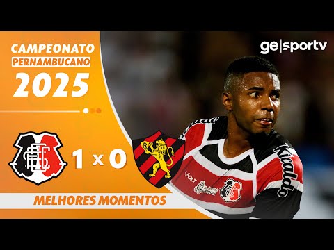Gols e lances de Santa Cruz x Sport
