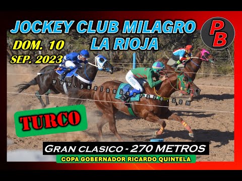 TURCO: JOCKEY CLUB MILAGRO - LA RIOJA (10-09-2023)