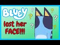 Bluey Lost Her FACE ️ Disney Jr ABC Kids