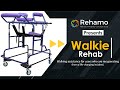 Adult Walker Walkie Rehab Walker For Rehabilitation Walking Training Height Adjustable Walker