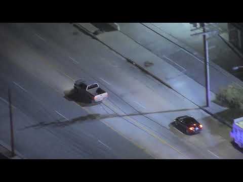 02/07/19: Car Chase Suspect Flees Moving Truck - Unedited