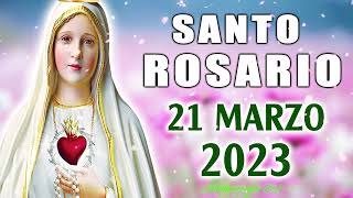 SANTO ROSARIO DE HOY MARTES 21 de MARZO DEL 2023🌷 MISTERIOS DOLOROSOS 🌺 Rosario a Santa Virgen María