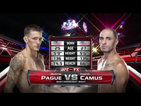 Dustin Pague vs Chico Camus full fight