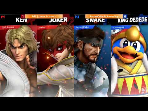 Dairantou #12   Smash Ultimate Doubles WQ   TGS Locus & Irakaz Red Team VS PoundCake & SurreyGuy B