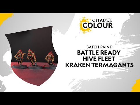 Batch Paint: Battle Ready Hive Fleet Kraken Termagants