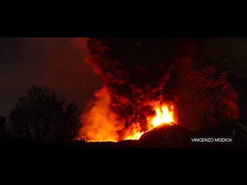 Volcano Eruption Etna 28/02/2021