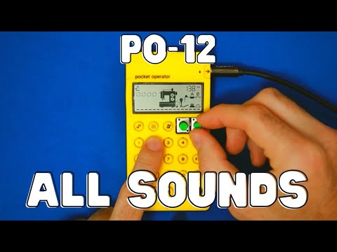 All sounds of the PO-12 Rhythm // In + out of Context  🤐