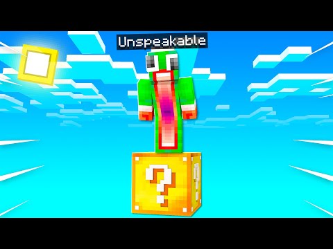 Minecraft But You Only Get ONE LUCKY BLOCK...