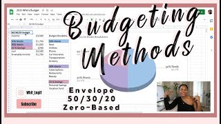 Types of Budgeting Methods: 50/30/20, Zero-Based, & Envelope Method