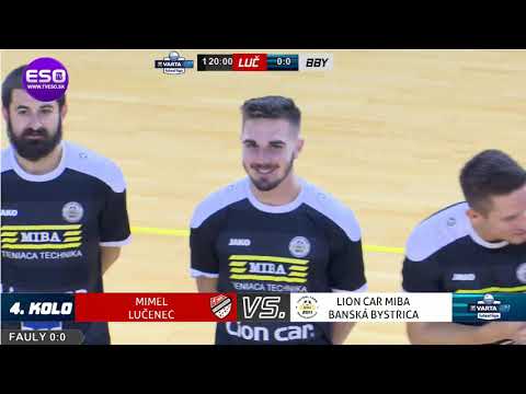 ZÁZNAM: MIMEL LUČENEC - MIBA BANSKÁ BYSTRICA, 4.10.2019