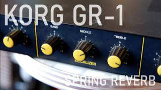 Video thumbnail for KORG GR-1【Spring Reverb】with AKAI DPS16 by Ueda Mygakki