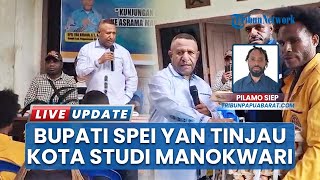 Bupati Pegunungan Bintang Spei Yan Bidana Tinjau Kota Studi Manokwari & Temui Mahasiswa Asli Daerah