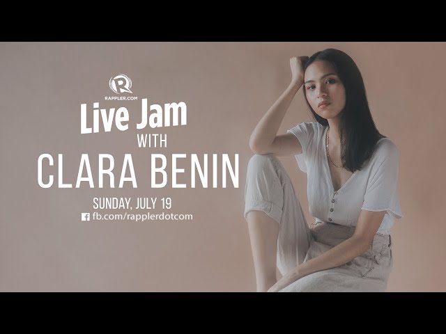 [WATCH] Rappler Live Jam: Clara Benin