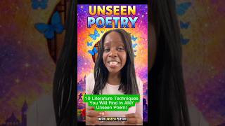 10 Literature Techniques You WILL Find In ANY Unseen Poem (2026 GCSE Exams)