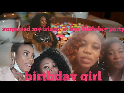 Surprised my Friend At her 30th Birthday party she thought i wasn't coming I meet two youtubers