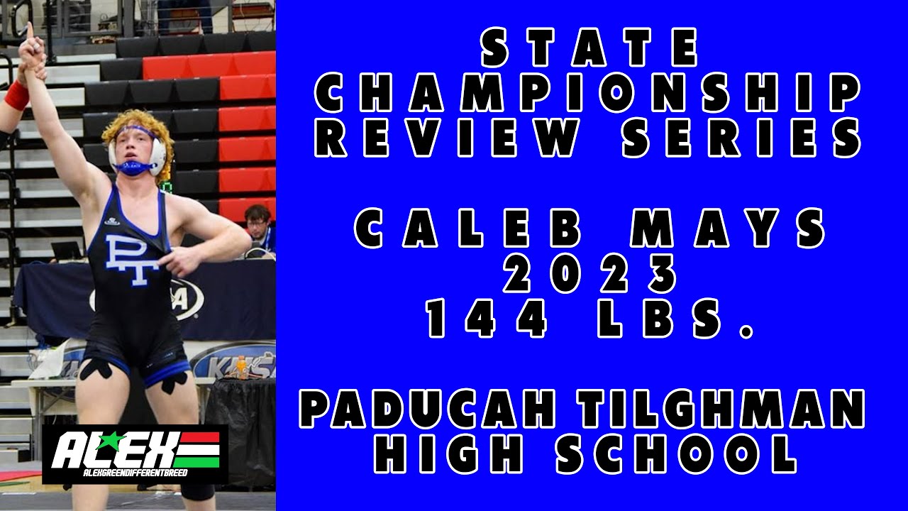 State Wrestling Championship match review w/ Caleb Mays (Paducah Tilghman; 2023 144 lbs.)