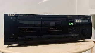Video thumbnail for TEAC Stereo Double Cassette Deck W-600R - Play Time & What's inside? by Hifi Mania