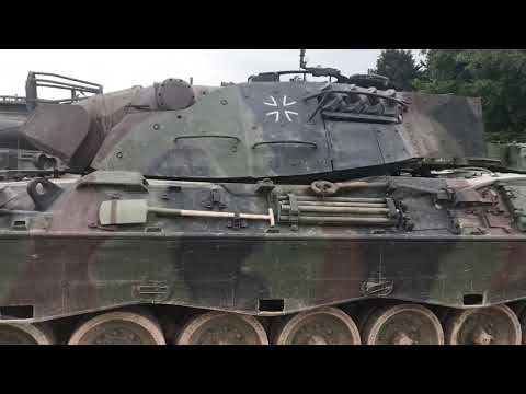Leopard 1A1A2 and Leopard 1C2 walkaround