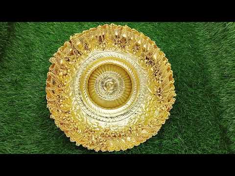 Traditional Umbrella Chatar in Golden Polish for God video