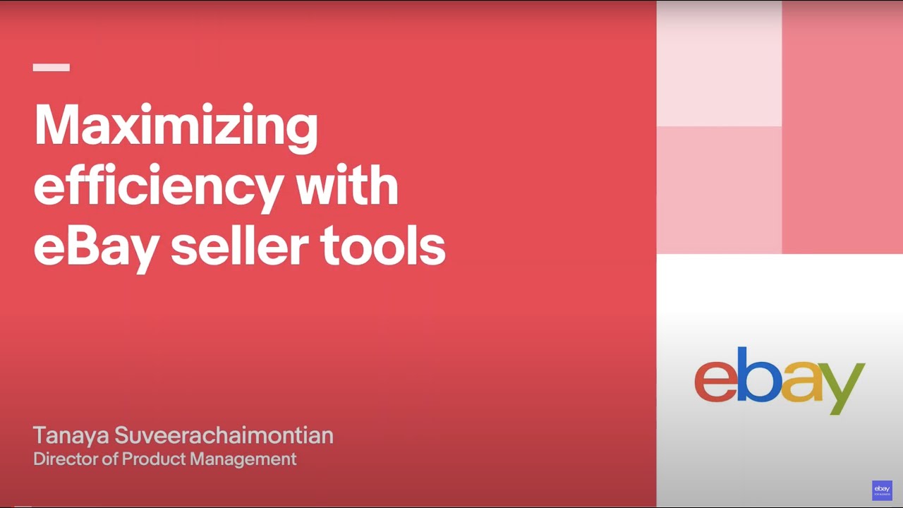 Starter: Maximizing efficiency with eBay seller tools