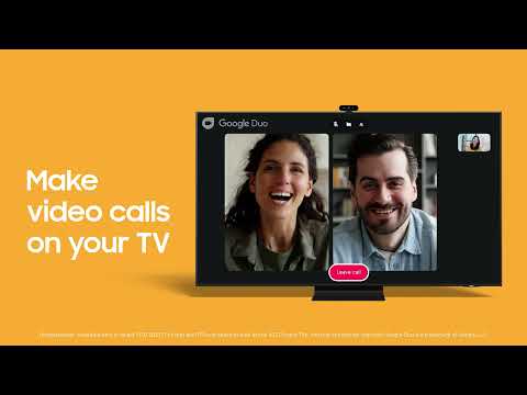 Make calls on the big screen with Google Duo | Samsung