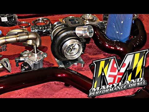 MARYLAND PERFORMANCE DIESEL 6.7 POWERSTROKE BUDGET TURBO KIT, 10MM CP4 AND PIPING KIT REVIEW