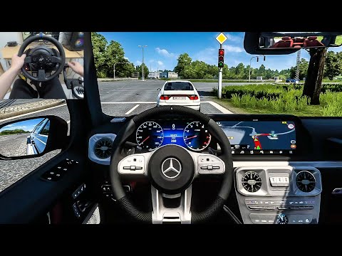 Euro Truck Simulator 2 - Mercedes Benz G63 AMG W463 [Steering Wheel Gameplay]
