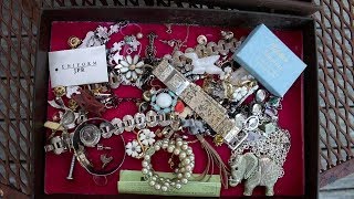 BOX OF JEWELRY FOUND IN TRASH CAN?!?!