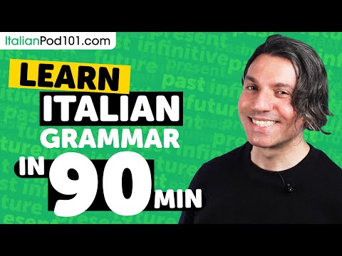 Learn Italian Grammar in 1 Hour - ALL the Basics Beginners Need [Grammar]