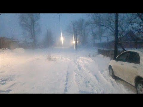 Погода. Первый буран зимы 2019 - 20г.
