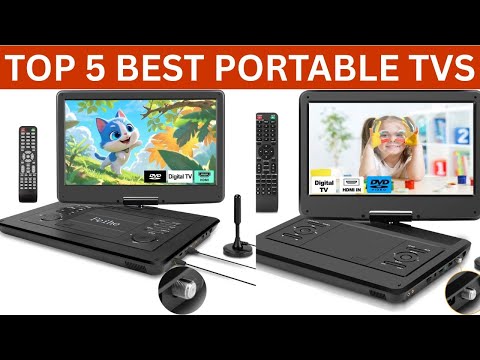 Top 5 BEST Portable TVs 2025 | Compact, Rechargeable & Travel-Friendly Mini TVs