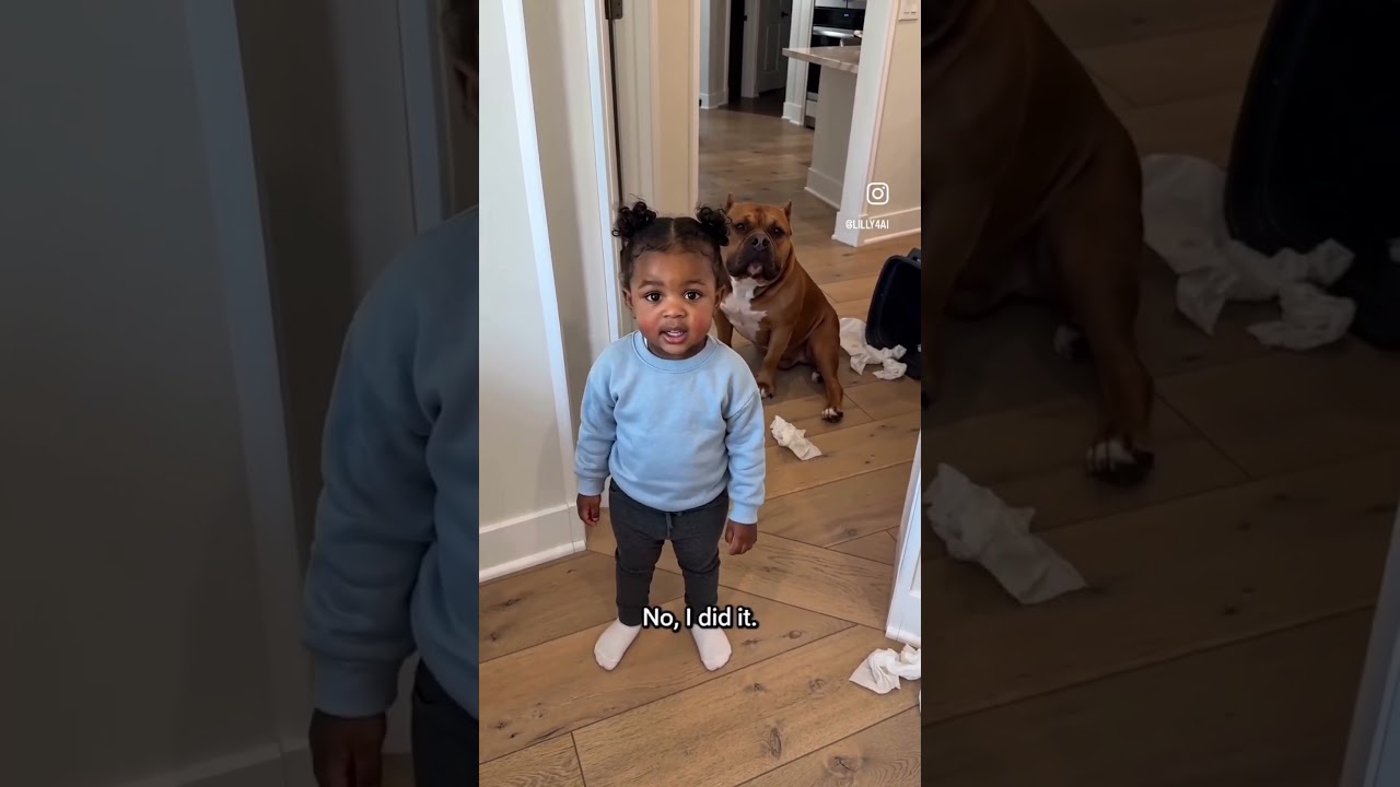 They both look hella guilty! 😂