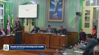 ASSISTA A SESSÃO DA CÂMARA DE VEREADORES DE CAETITÉ - 09/03/26