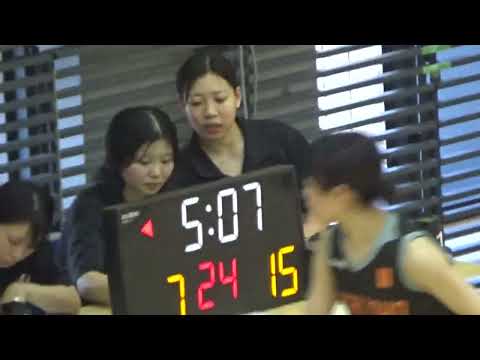 【大学バスケ】中部学院大学　対　愛知東邦大学　第94回東海学生バスケットボールリーグ戦　２部リーグ女子